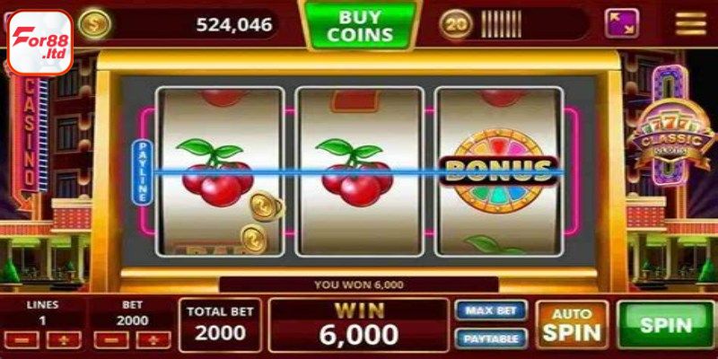 Video slot game - Dạng game nổ hũ FOR88 có nhiều khách hàng tham gia